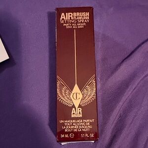 Charlotte Tilbury Airbrush Flawless Setting Spray in Brown Packaging